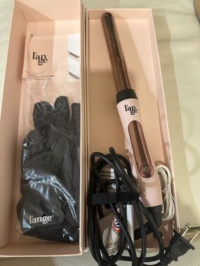 Lange Pink and Rose Gold Curling Wand